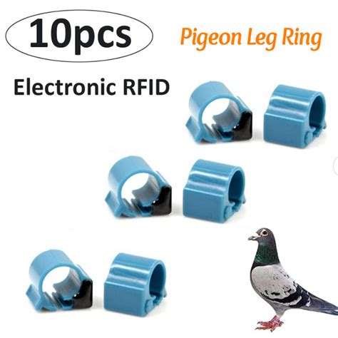 RFID pigeon tracking foot ring smart microchip tag